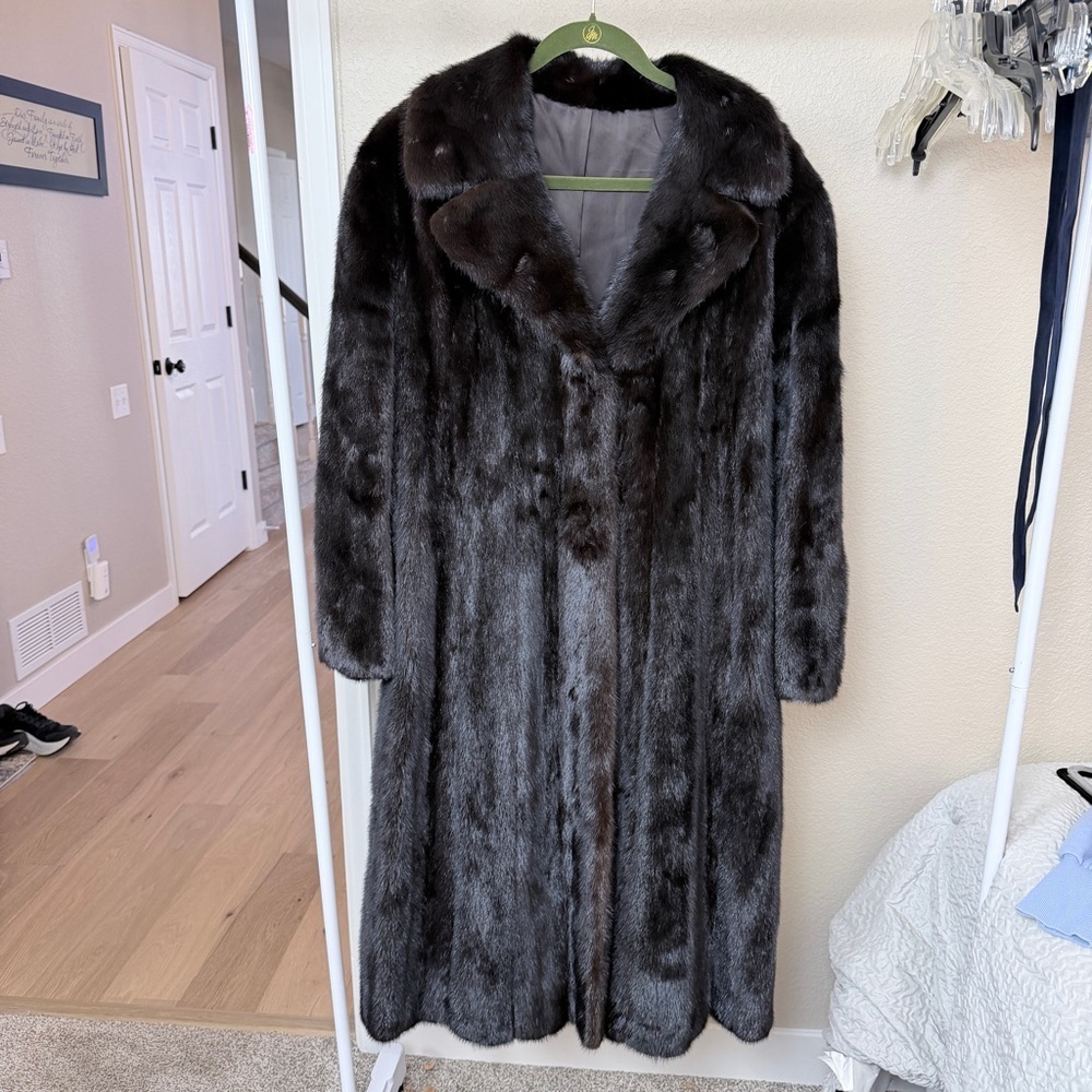 Vintage Ranch Mink Coat, classic full-length, mid-to-late 20th century